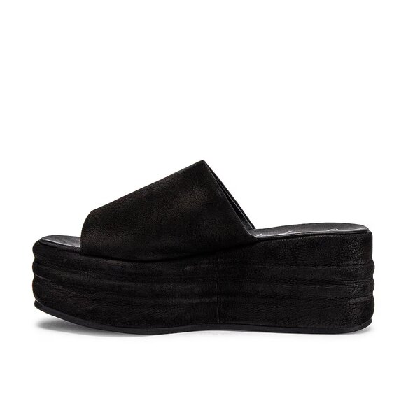 Free People Harbor Platform Sandal Color Black ReV - Picture 4 of 5